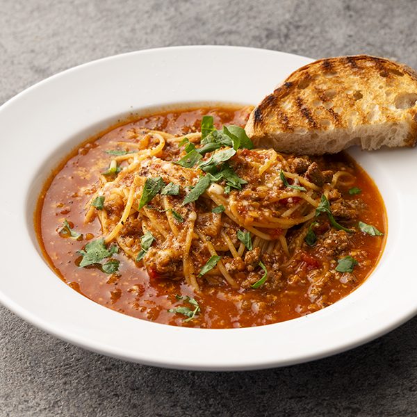 Bolognese Soup Spaghett